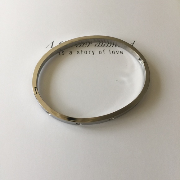 SOLD Silver love style bracelet Crystal stones - Picture 7 of 7